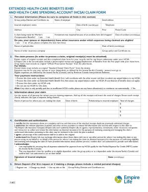 Fillable Online Empire CLAiM ForM Empire Life Empire Fax Email 