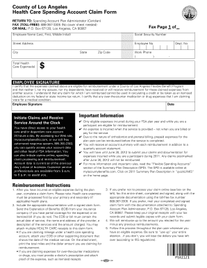 Fillable Online File Lacounty County Of Los Angeles Health Care