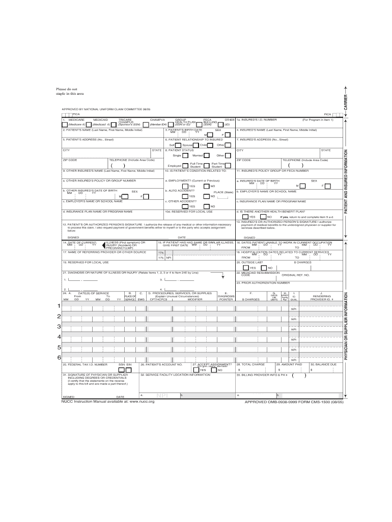 Fillable Online Ghi Health Insurance Claim Form Fill Out And Sign 