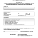 Fillable Online Guarantee Trust Life Death Claim Form SWRIC Fax