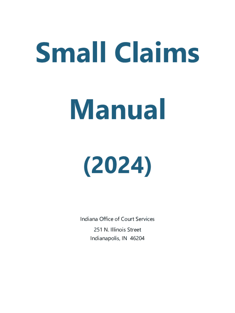 Fillable Online Indiana Small Claims Courts Fax Email Print PdfFiller