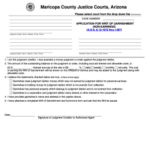 Fillable Online Justicecourts Maricopa Small Claims Answer Maricopa