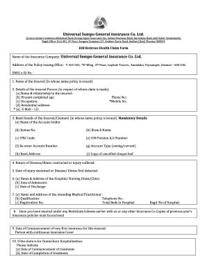 Fillable Online RETIRED EMPLOYEE IOB CLAIM FORM DOC Fax Email Print 