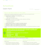 Fillable Online SchoolCare Claim Form Catholic Church Insurance Fax