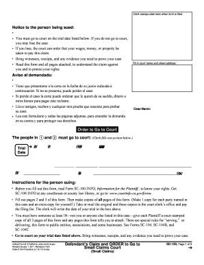 Fillable Online Small Claims Forms San Diego Superior Court Fax Email 