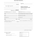 Fillable Statement Of Claim Florida Printable Pdf Download