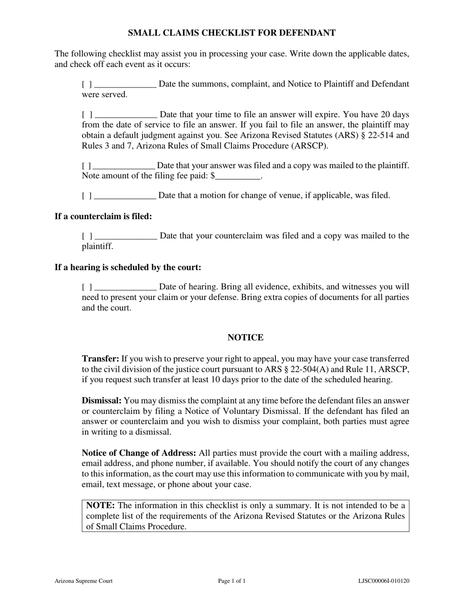 Form LJSC00006I Fill Out Sign Online And Download Printable PDF 