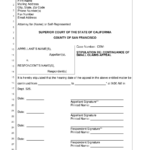 Form SFSCL 006 Download Printable PDF Or Fill Online Stipulation Re