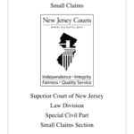 Forms To Print For New Jersey Small Claims Special Civil Part Fill