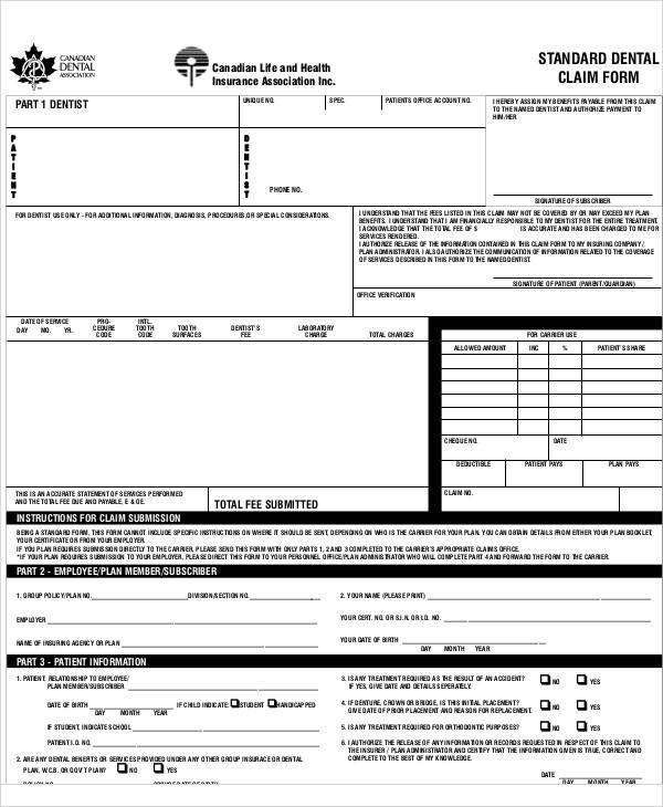 FREE 47 Claim Forms In PDF