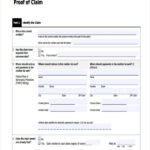 Free 9 Sample Proof Of Claim Forms In Ms Word Pdf Vrogue co