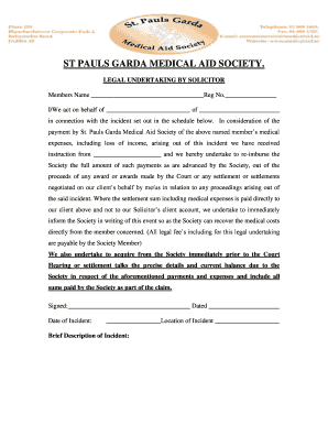 Garda Medical Aid Claim Form Fill Online Printable Fillable Blank 