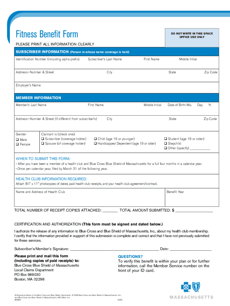 Get The Blue Cross Blue Shield Claim Form Fill And Sign Printable 