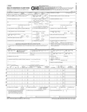 Ghi Health Insurance Claim Form Fill Out And Sign Printable PDF 