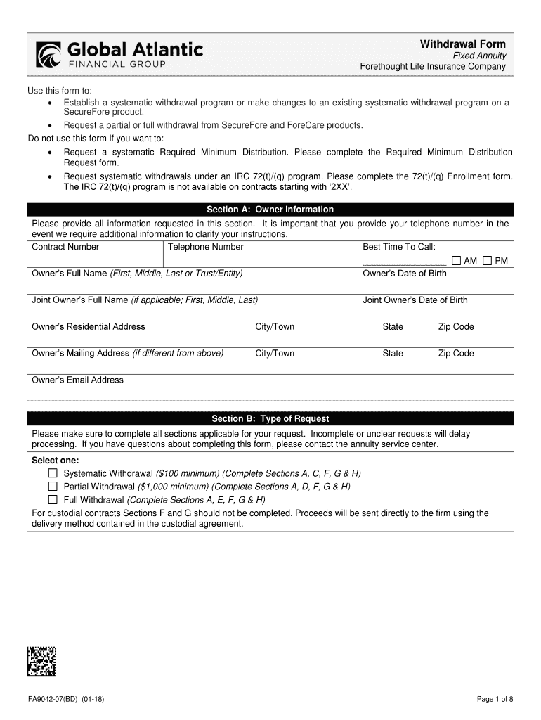 Global Atlantic Forms Fill Online Printable Fillable Blank PdfFiller