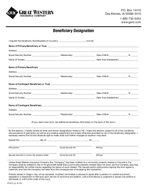 Great Western Insurance Claim Form Fill Online Printable Fillable 