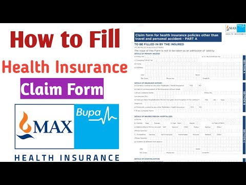 How To Fill Max Bupa Health Insurance Claim Form 2022 Max Bupa Claim 