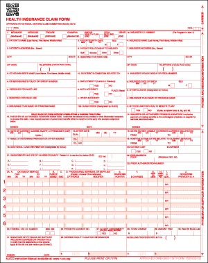 Insurance Claim Forms CMS1500 Laser Deskjet Medical Forms