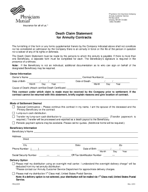 Insurance Claim Forms PdfFiller