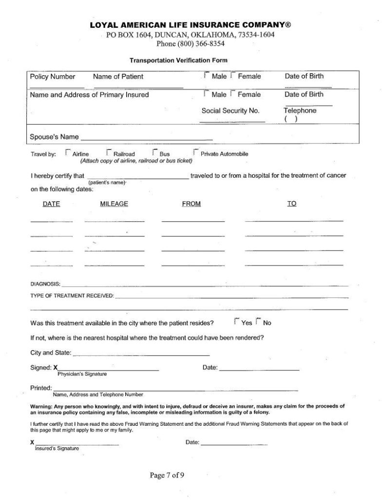 Loyal American Claim Fill Out Printable PDF Forms Online