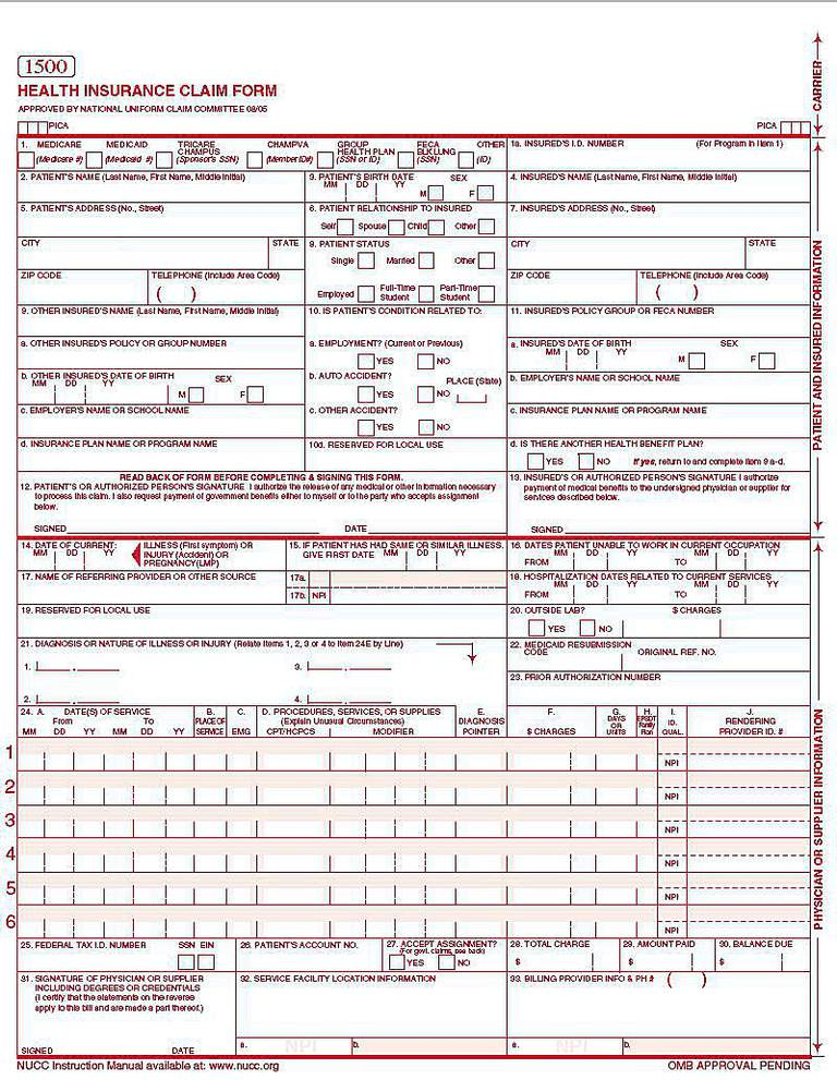 Police Health Plan Surgical Claim Form ClaimForms