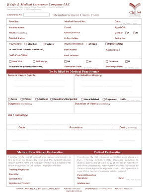 Qlm Claim Form 2020 2024 Fill And Sign Printable Template Online