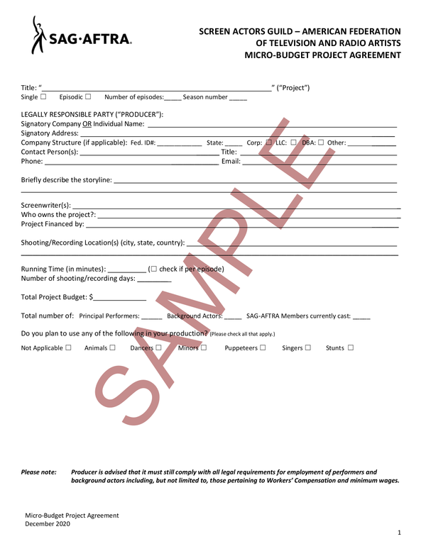 Sag Aftra Fillable Forms Ex G Printable Forms Free Online