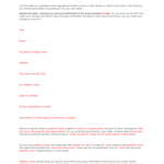 Sample Letter Of Appeal For A Health Insurance Claim Doc Template