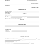 Small Claims Affidavit Template Fill Out Sign Online And Download