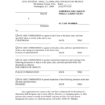 Small Claims Court Dc Forms Fill Out Sign Online DocHub