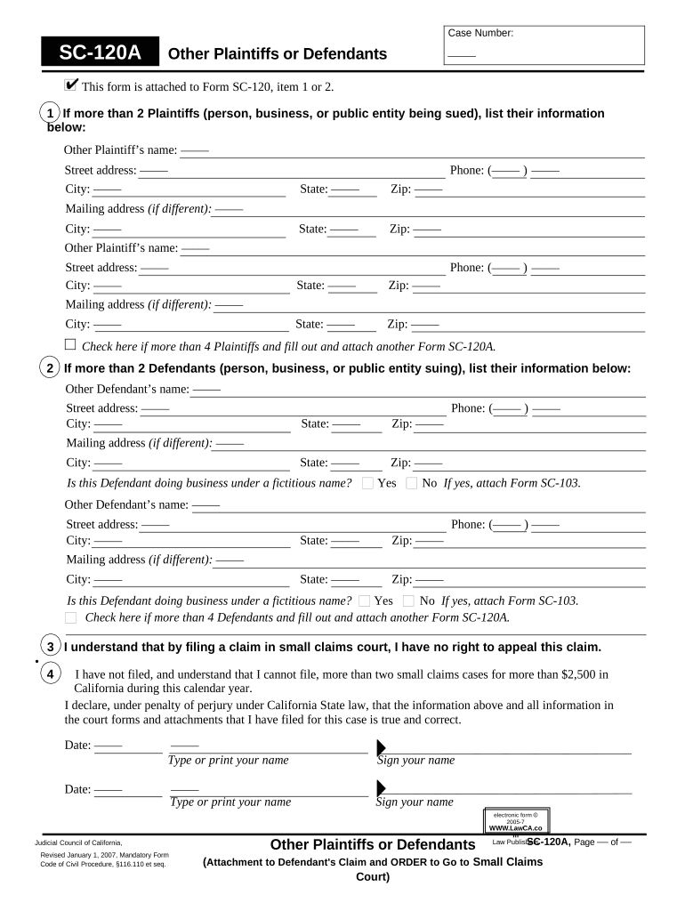 Small Claims Court Doc Template PdfFiller