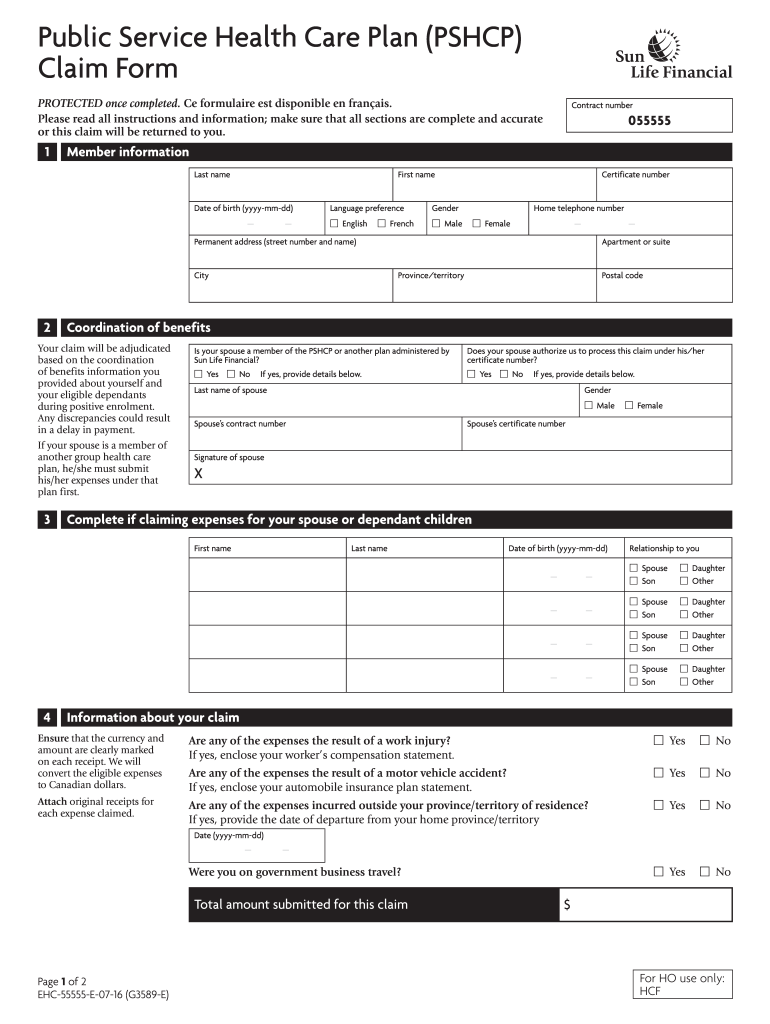 Sunlife Claim S 2010 2024 Form Fill Out And Sign Printable PDF 