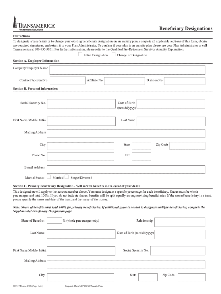 Transamerica Death Claim Form Fill Out Sign Online DocHub