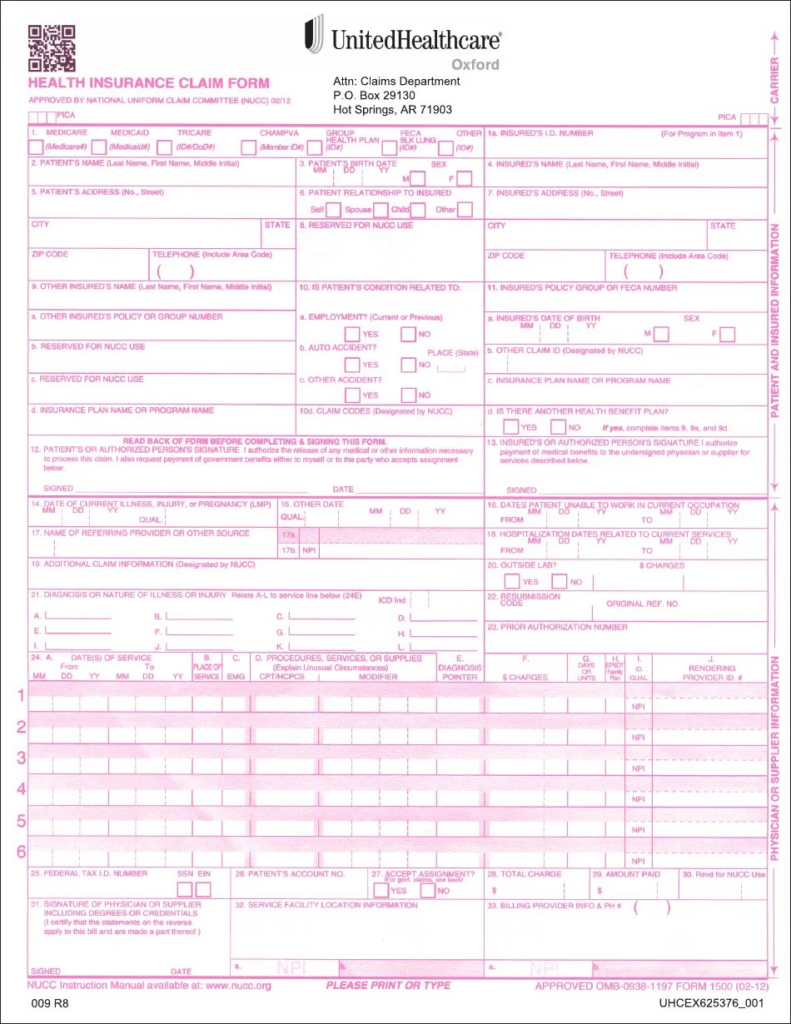 Uhc Life Insurance Claim Form Financial Report