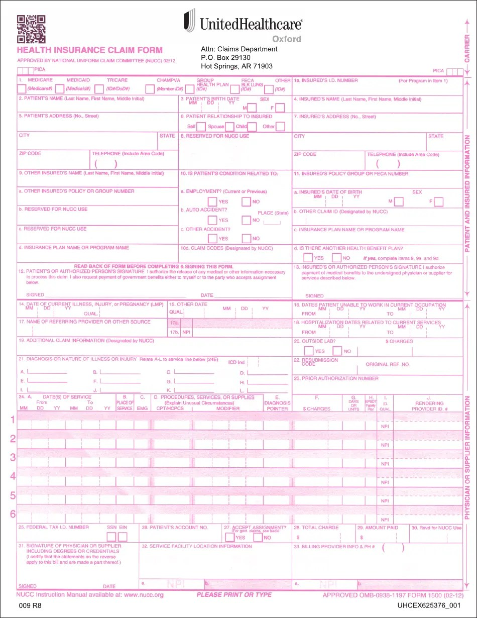 Uhc Life Insurance Claim Form Financial Report