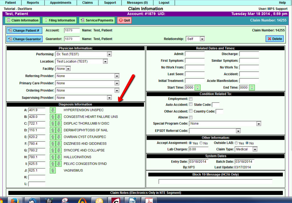 Using 12 Diagnosis Codes On Medical Claims DuxWare Manual