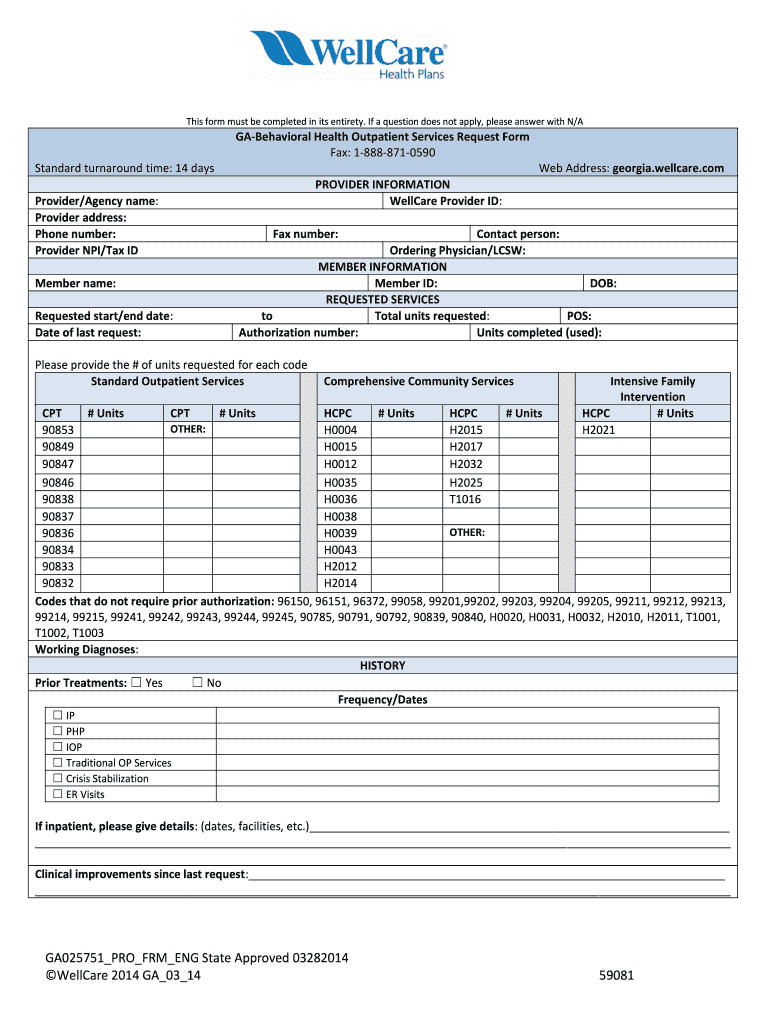 Wellcare GA025751 2014 2022 Fill And Sign Printable Template Online 