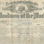 Woodmen Of The World Beneficiary Certificate